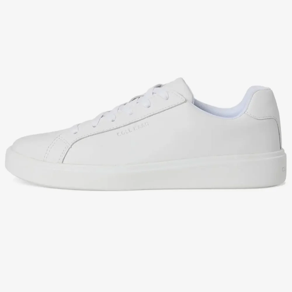 Cole Haan GC Daily Neutral White Leather Sneakers Women's Size 10 NWT Bridal